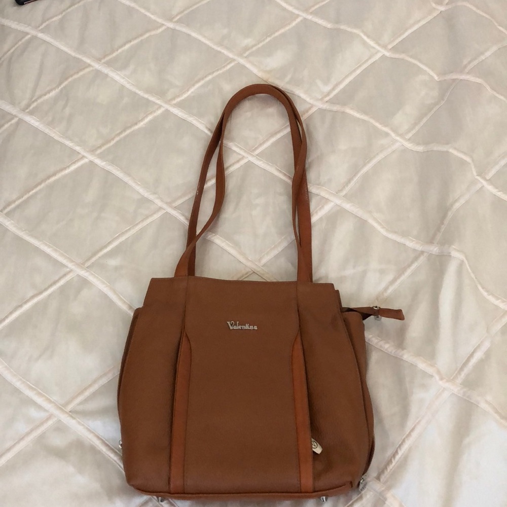 Valentina tan shoulder bag/ Backpack